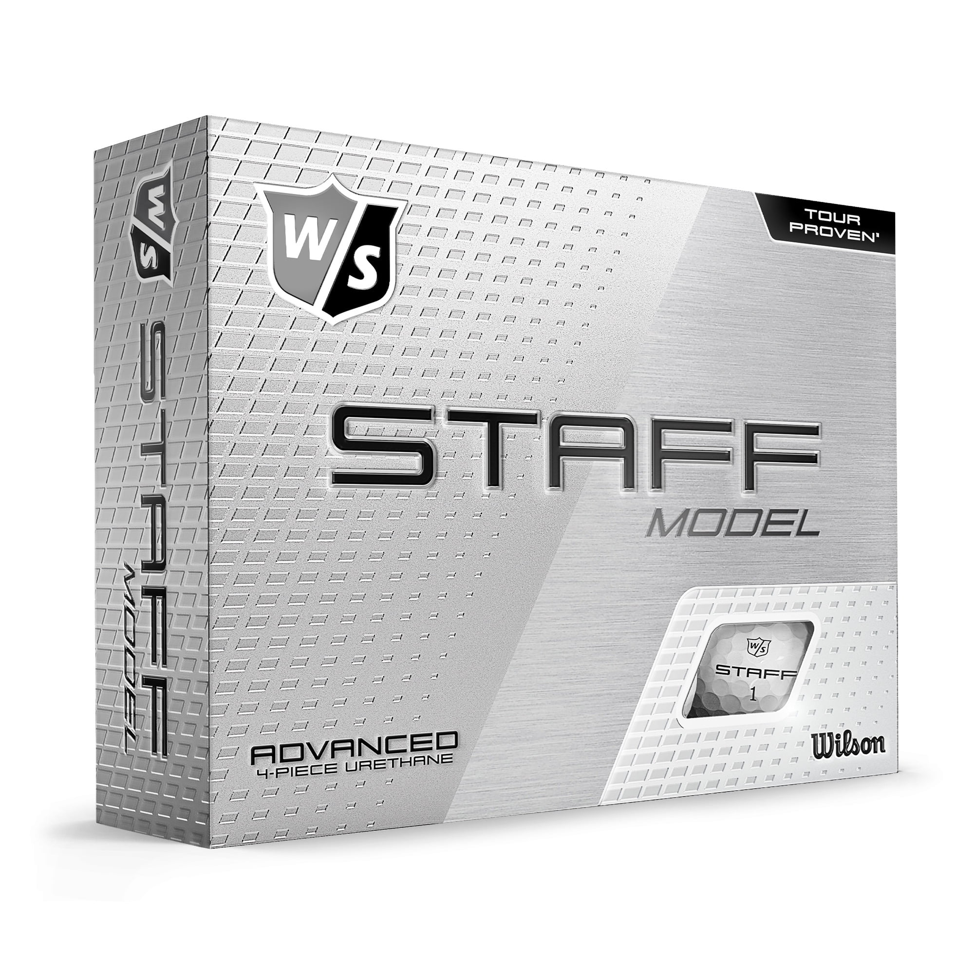 Wilson Staff Model Golf Balls, White, 12-Pack