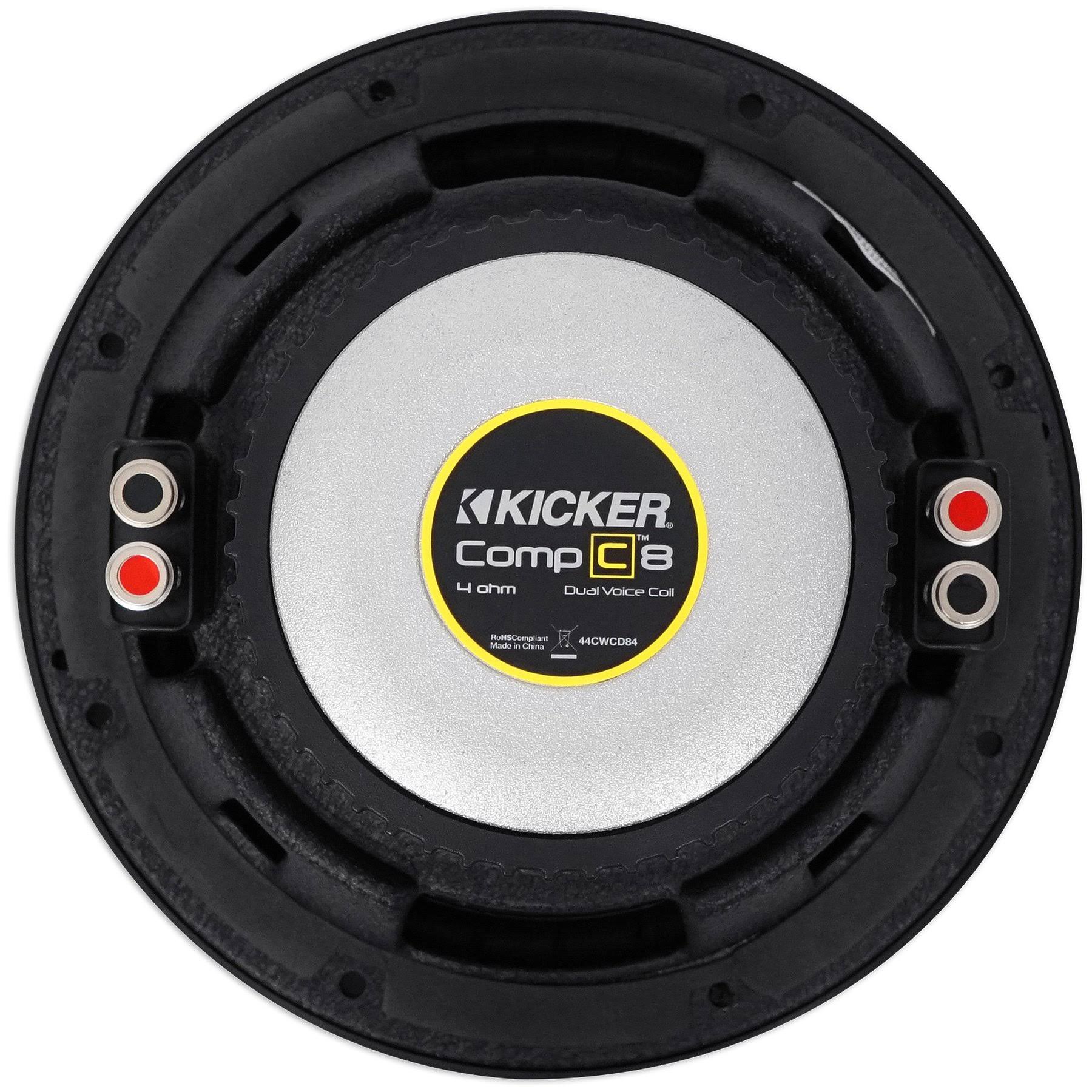 Kicker CompC Car Subwoofer - 8x22 44CWCD84
