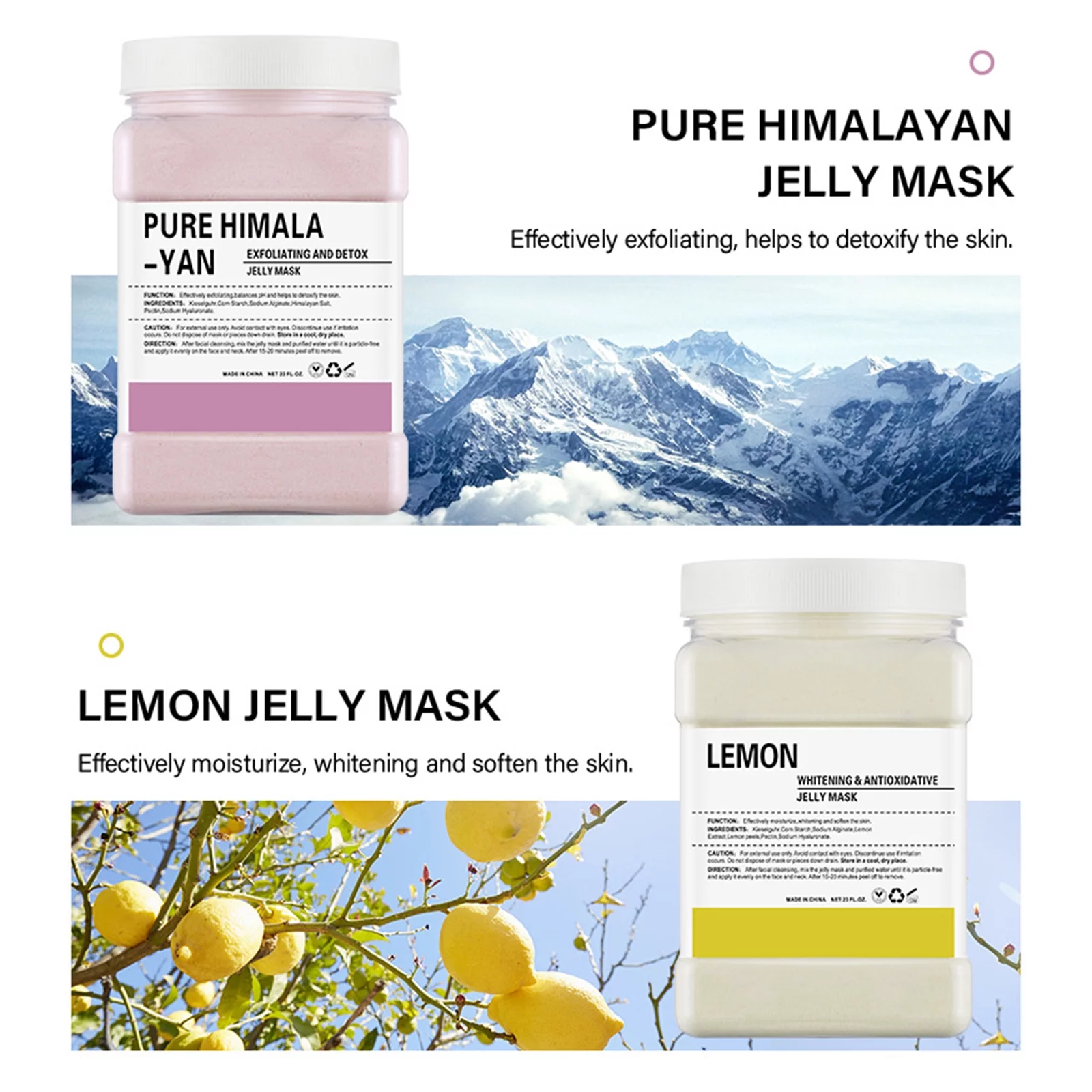 MOOYAM Facial Jelly Powder for Skin Care Treatments