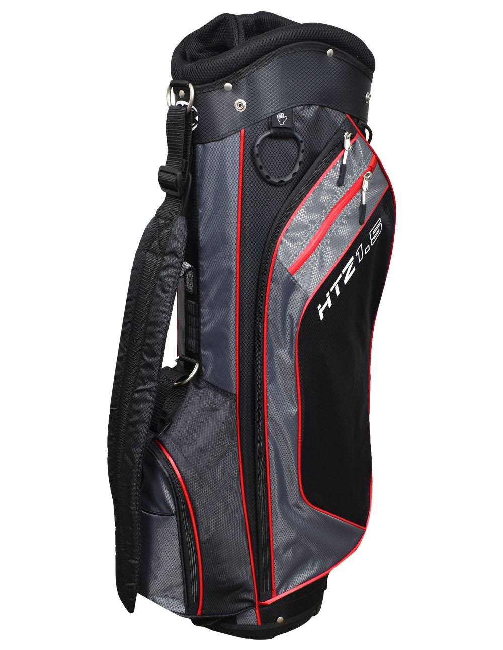 Hot-Z Golf Bags 1.5 Cart Bag (Black/Grey/Red)