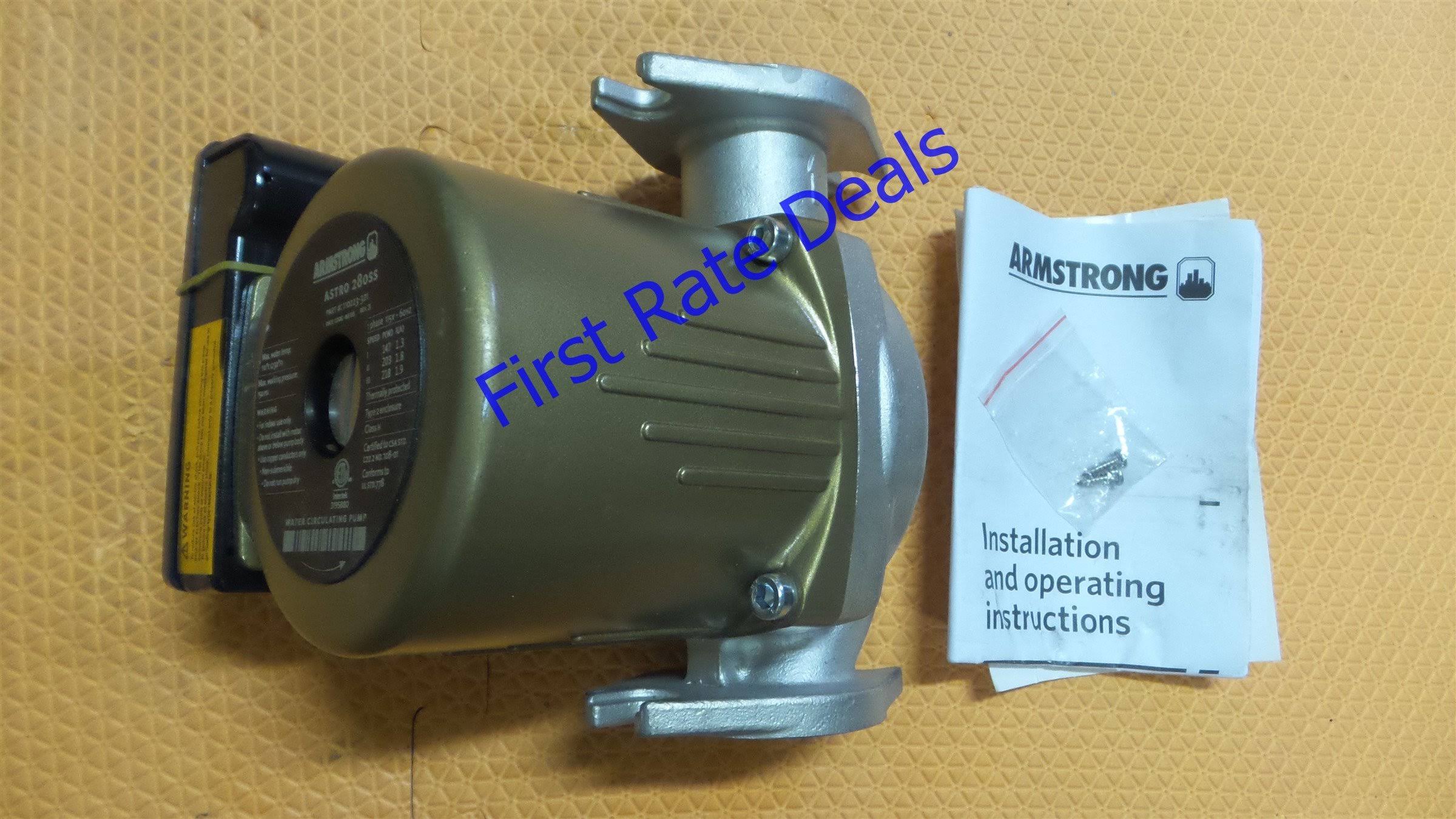 Armstrong Pumps Inc. Astro 280SS Circulator Pump,Open,115V,5/16 HP