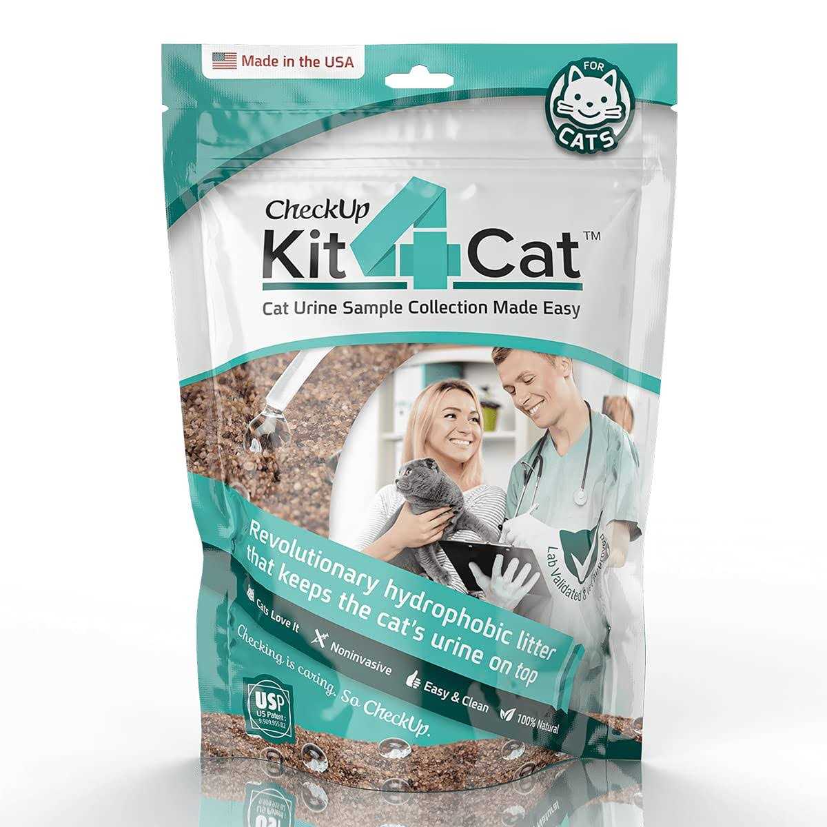 Kit4Cat 2lb Hydrophobic Litter Sand Cat Urine Sample Collection Kit - Pet Supplies online store