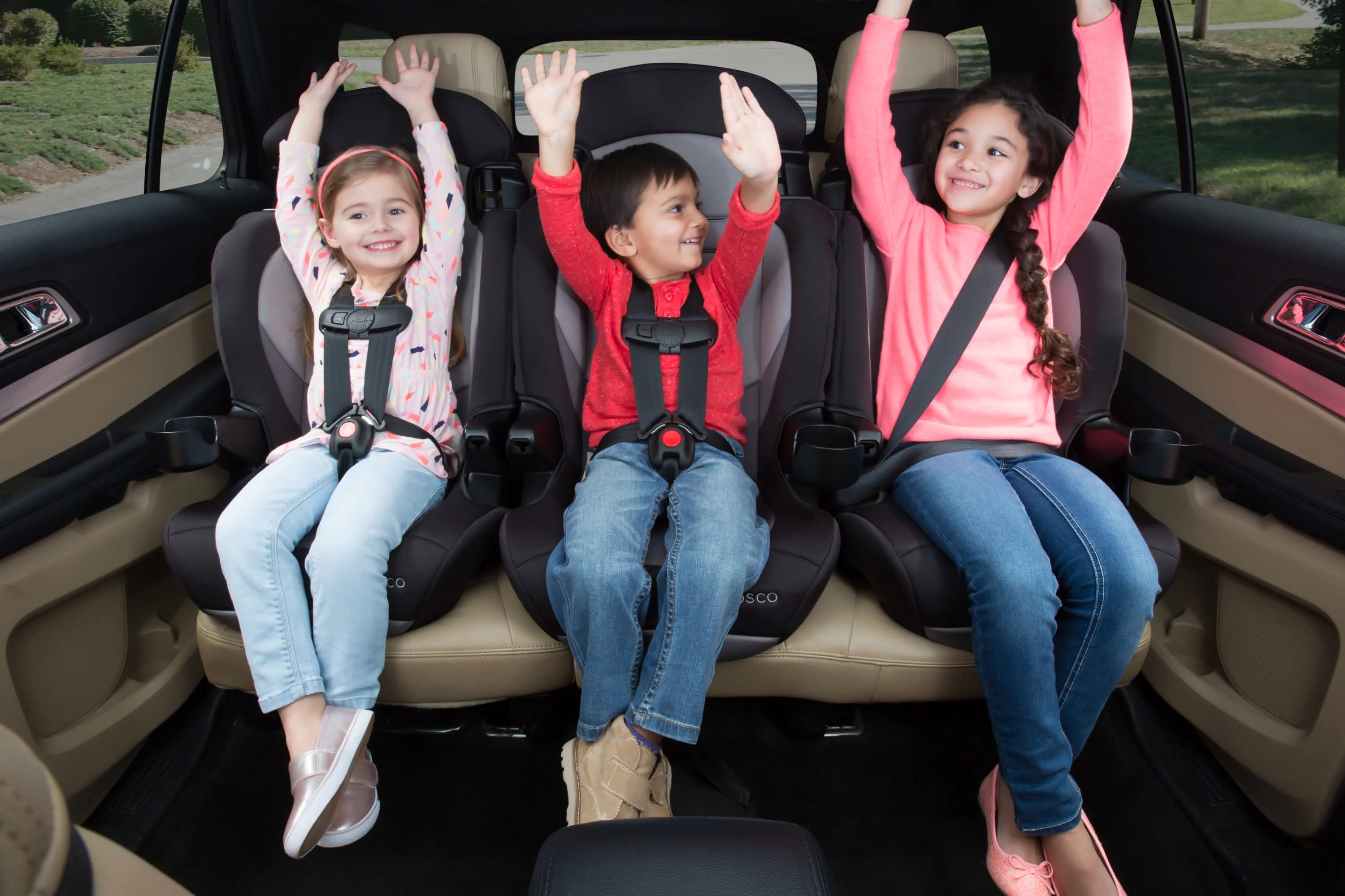 Cosco Kids Finale DX 2-in-1 Booster Car Seat, Sweetberry