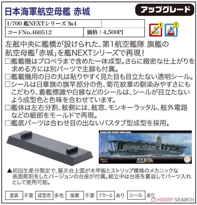 IJN Aircraft Carrier Akagi (Plastic Model)