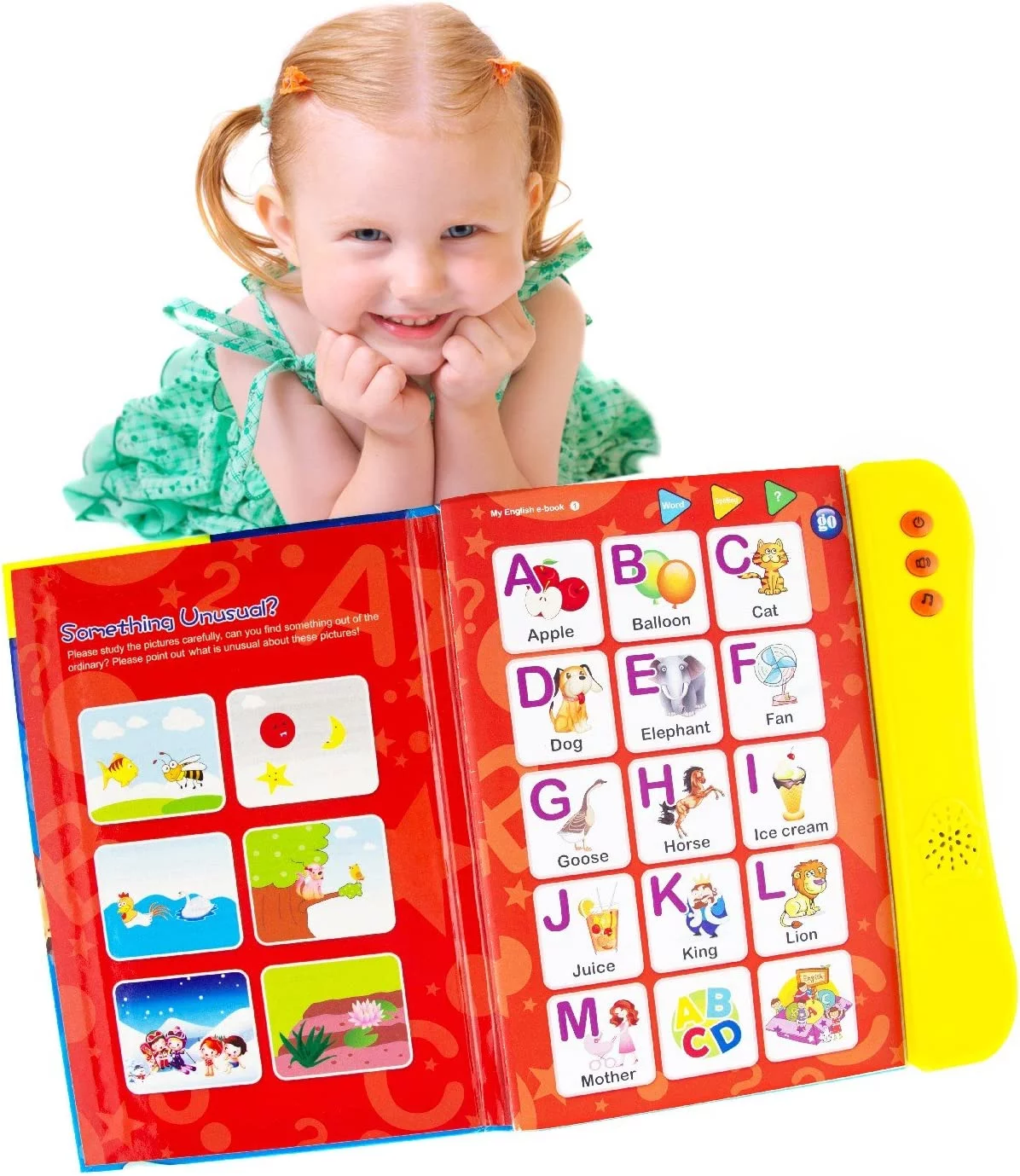 ABC Sound Book by Boxiki Kids. Alphabet and Letter Sounds, Learning Toys for 3 Year Olds