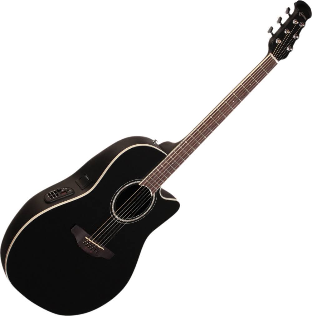 Ovation CS24-5 Celebrity Standard Acoustic Electric Guitar (Black)