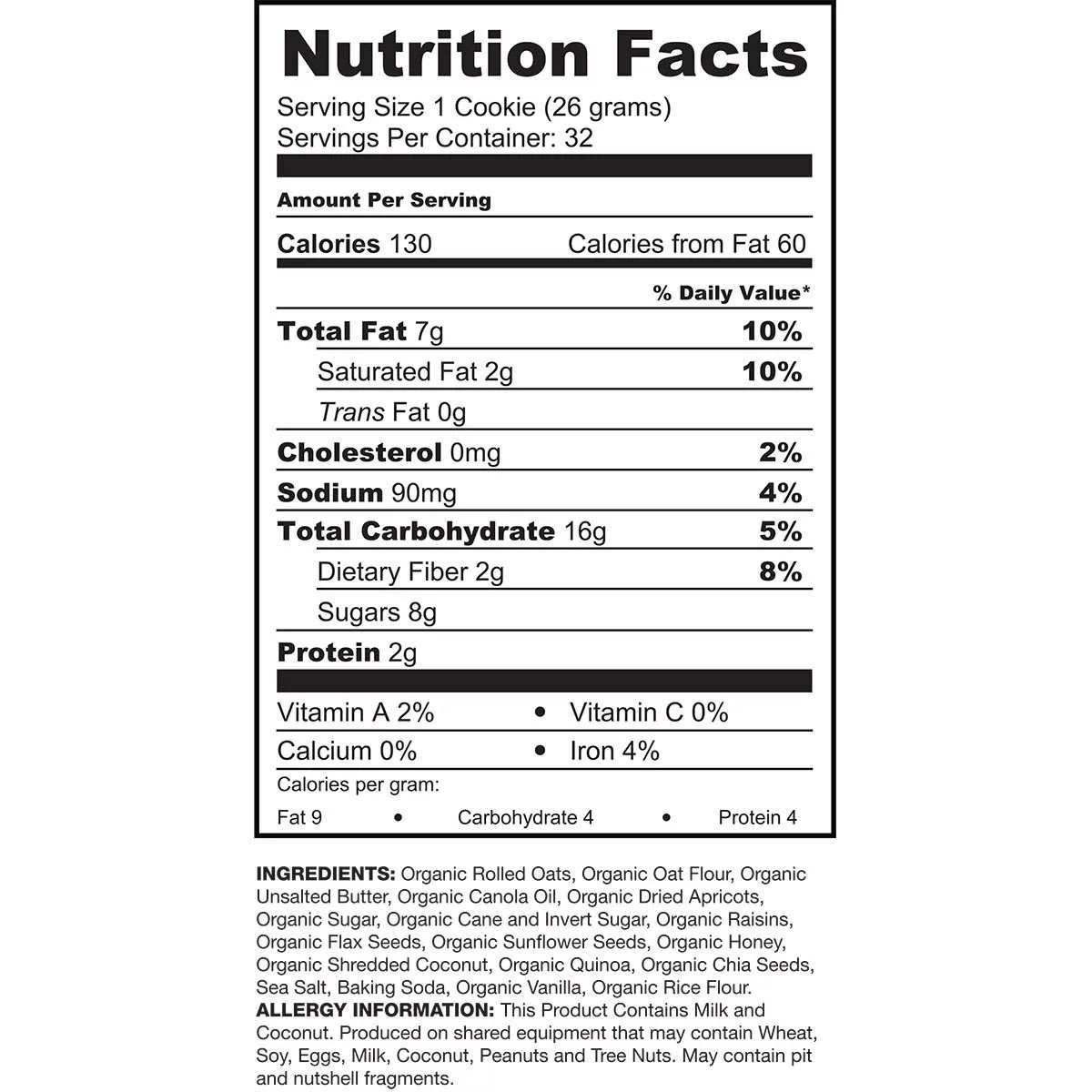 Universal Bakery Organic Aussie Bites 32 Count