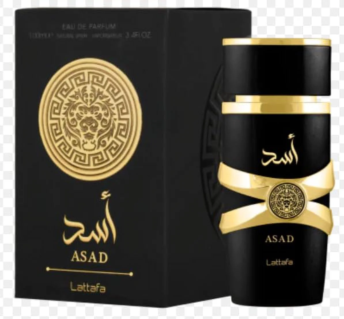 Asad Eau de Parfum 100-ML 3.4 Floz Long Lasting Perfume Rich Luxury Premium Unisex Frangrance Spray. Top Notes-Black Pepper, Pineapple, Tobacco