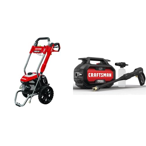 CRAFTSMAN Electric Pressure Washer, Cold Water, 2100-PSI, 1.2 GPM, Corded (CMEPW2100)