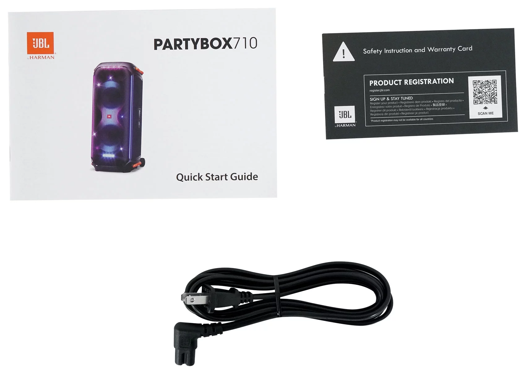 JBL Partybox 710 Portable Bluetooth Party Box Speaker w/Deep Bass+Wireless Mics