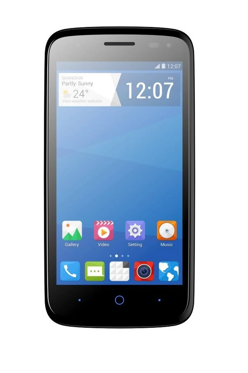 ZTE Blade A430 Black 8GB 8.0MP 4.5x22 inch Factory Unlocked 4G/LTE Cell Phone