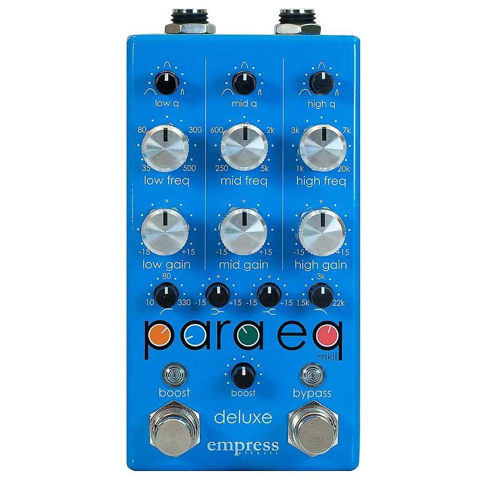 Empress Effects ParaEq MKII Deluxe Effects Pedal Blue