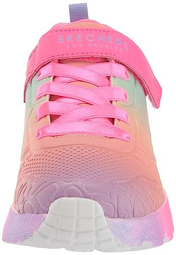 Skechers girl's Street Uno Lite-Bright Hearts Sneaker