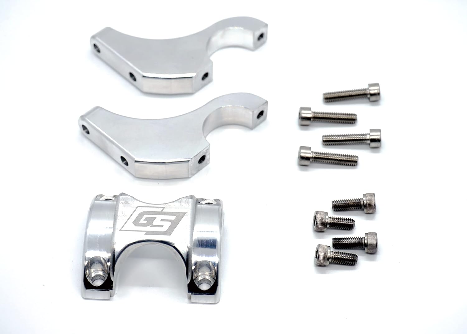 GritShift Direct Mount Riser Stem 2 inch (Bare Aluminum)