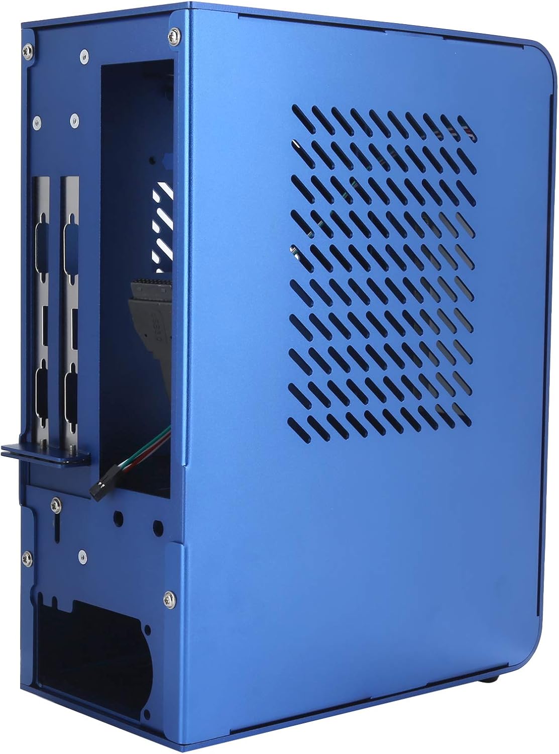 Sutinna ITX Computer Case, for ITX Motherboard Mini Computer Case for ITX HTPC Home Theater Motherboard Case Chassis Noise-Free Running Computer Chassis Pack of 2