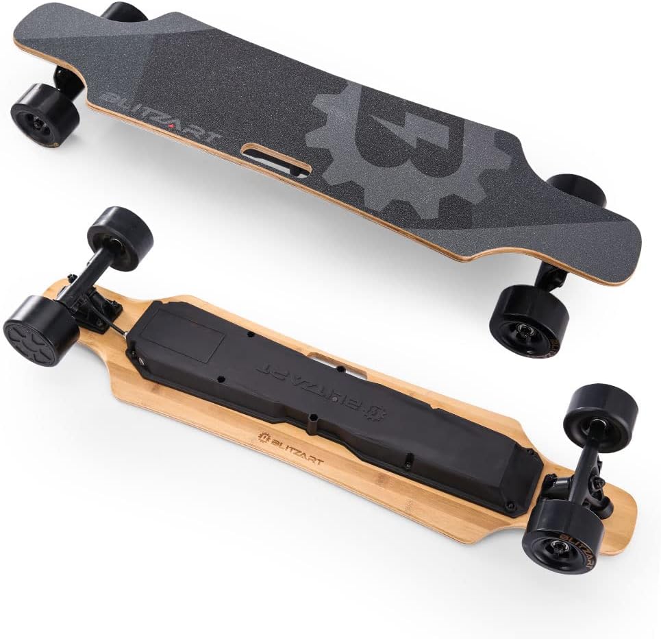 Blitzart 38 Hurricane Electric Longboard Electronic Skateboard 18mph 350w brushless Motor