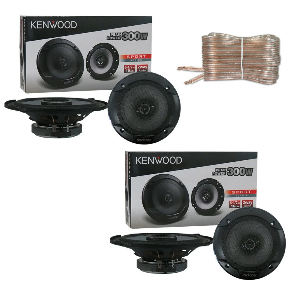 4 x Kenwood KFC-1666S 300W 6.5