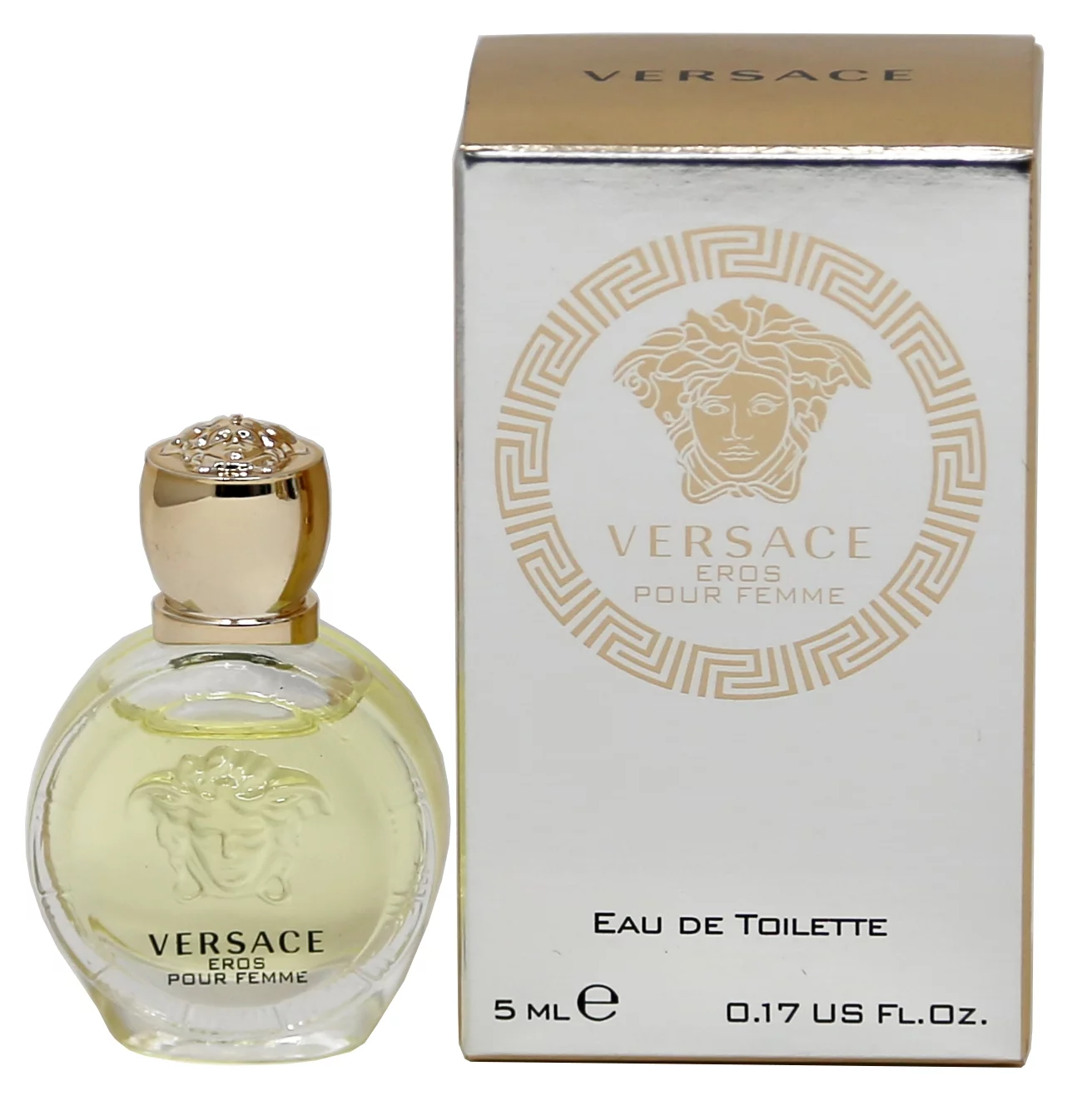 Versace Eros Men EDT, Eros Women EDT, Pour Homme EDT - 5ml 3PK Kit