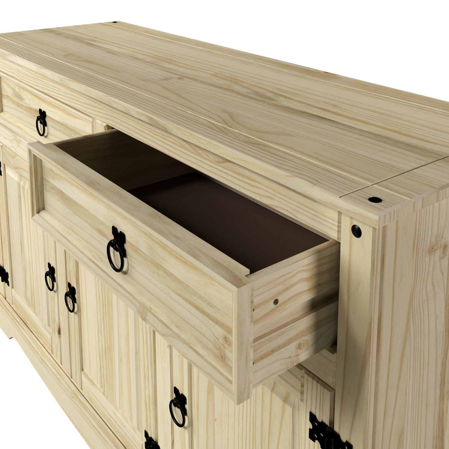 Wood Buffet Sideboard Barewood | Furniture Dash