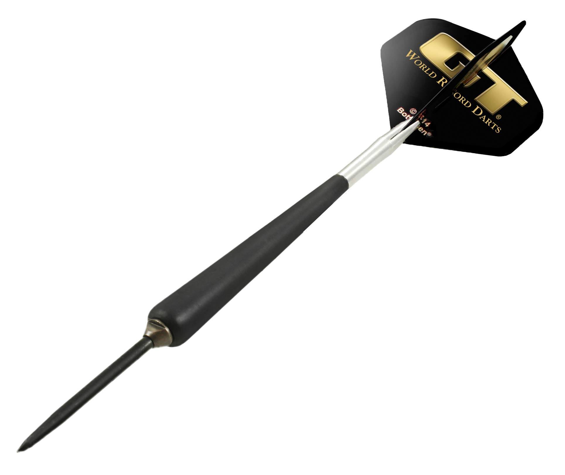 Bottelsen Hammer Head Steel Tip 90% Tungsten GT Black Steal 9/32-Inch Diameter 24 Gram Dart