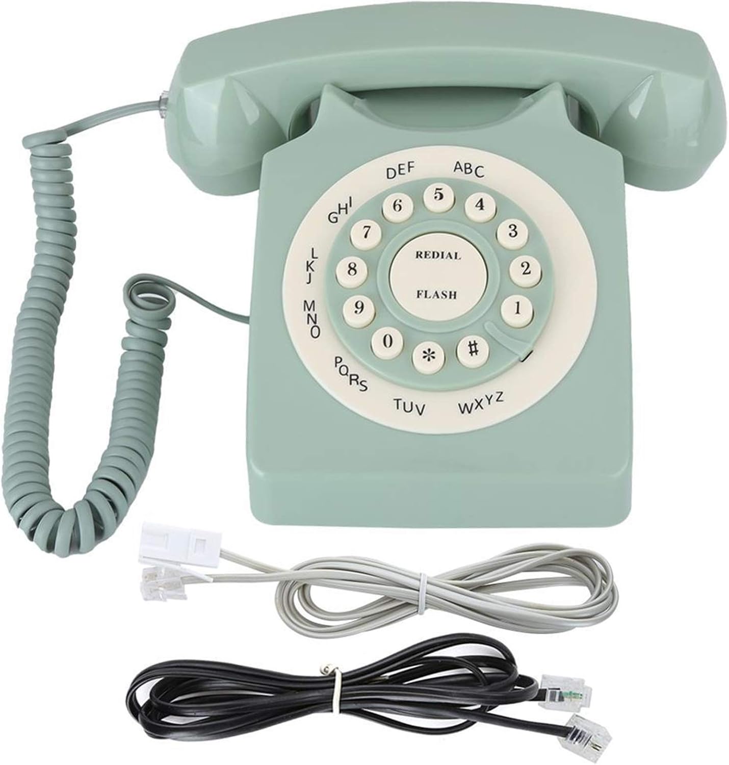 Vintage Phone Antique European Old Fashioned Telephone Desktop Landline Wired Phone for Home Office Business Hotel Retro Phone,Phone Home Decoration
