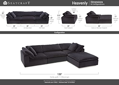 Seatcraft Heavenly (Black, Sofa)