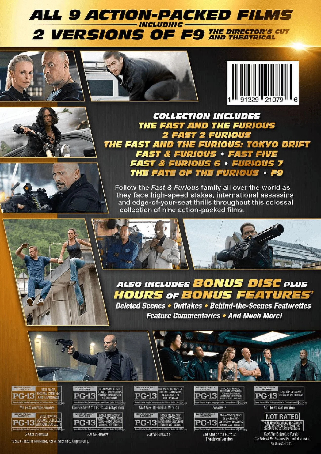 Fast & Furious 9-Movie Collection (DVD)