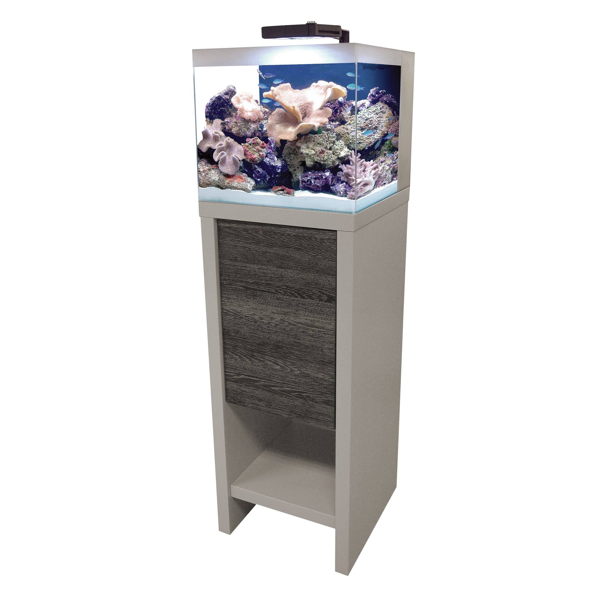 Fluval 14 Gallon Reef M40 Aquarium Set w/ Stone Grey Stand