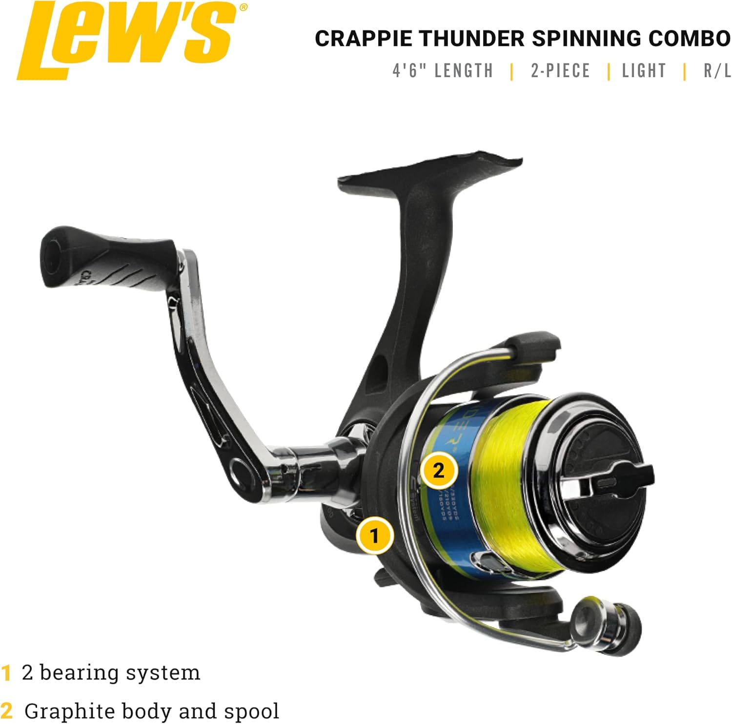 Lew's Crappie Thunder Custom Troller Rod