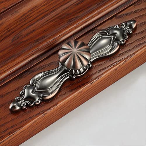 Drawer Knobs,Cabinet Knobs European Style Kitchen Hardware Cabinet Knobs Drawer Handles, 10 pcs Zinc Alloy Fuji White Bar Cabinet Pull Drawer Knob Wardrobe Pulls, Diameter 25 mm ( Color : Vintage Bron