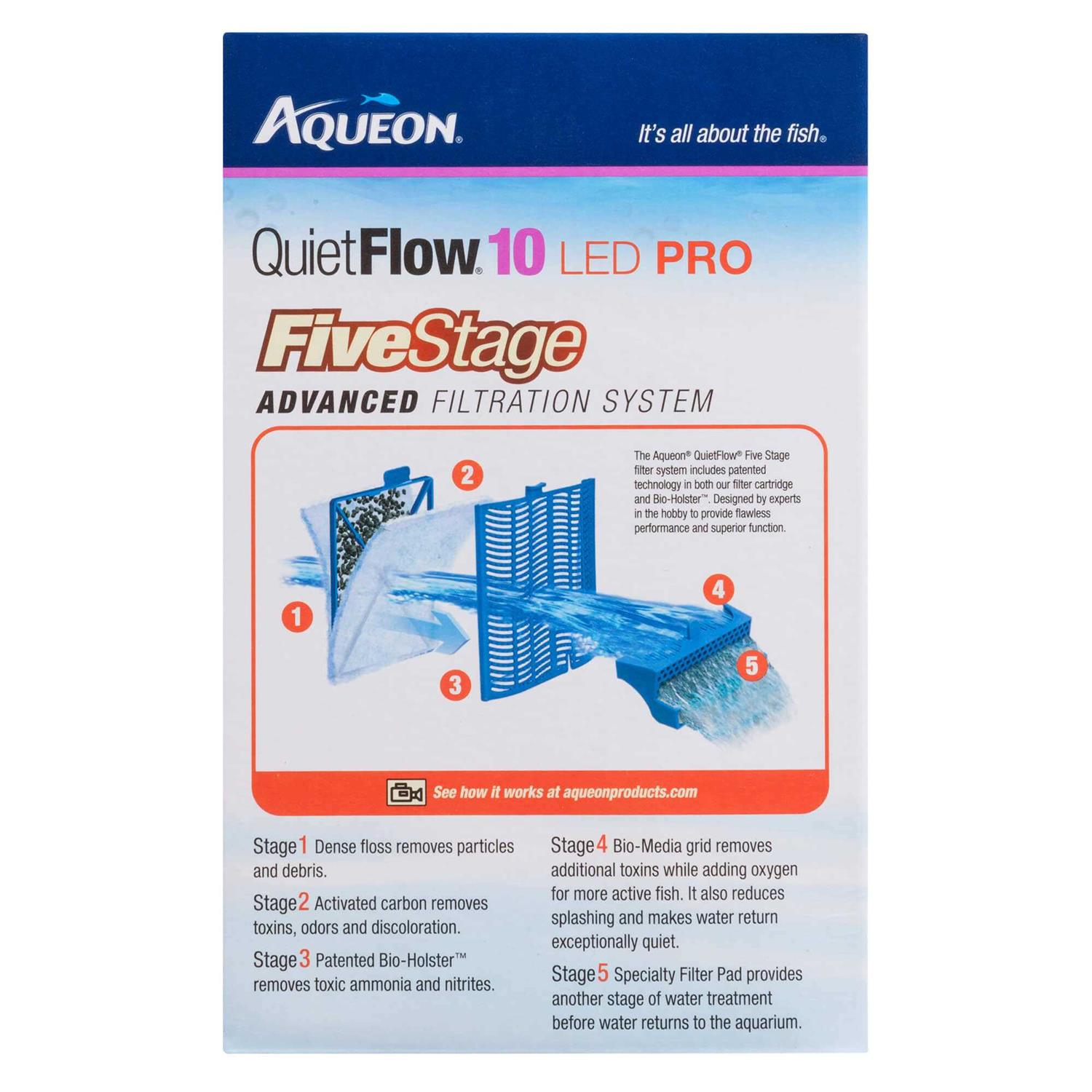 Aqueon QuietFlow LED Pro Aquarium Power Filter - Pet Supplies online store