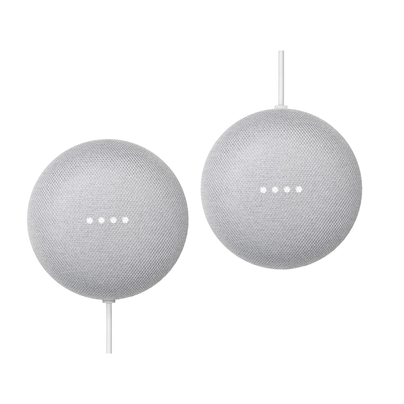 Google Google Nest Mini Smart Speaker, 2 pk. – Chalk