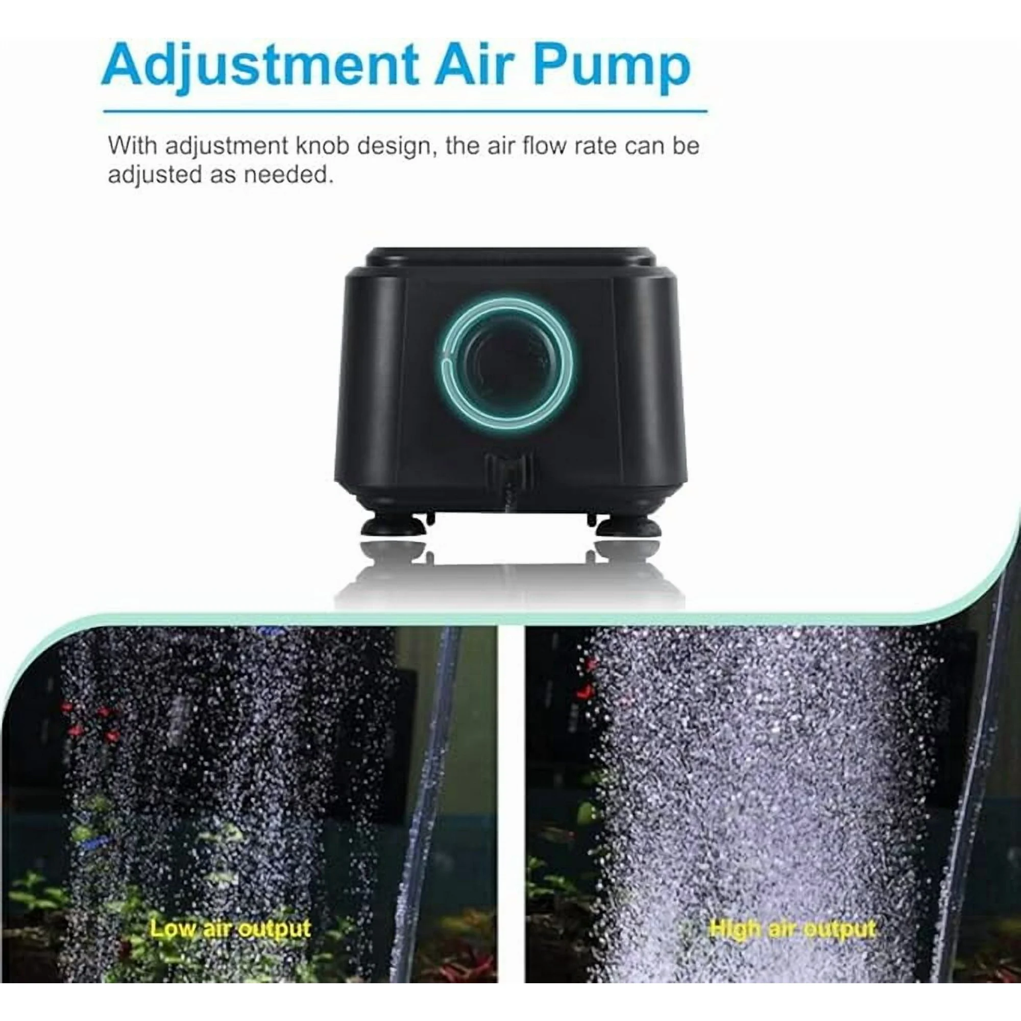 Hygger Adjustable Eco Air Pump HG-958