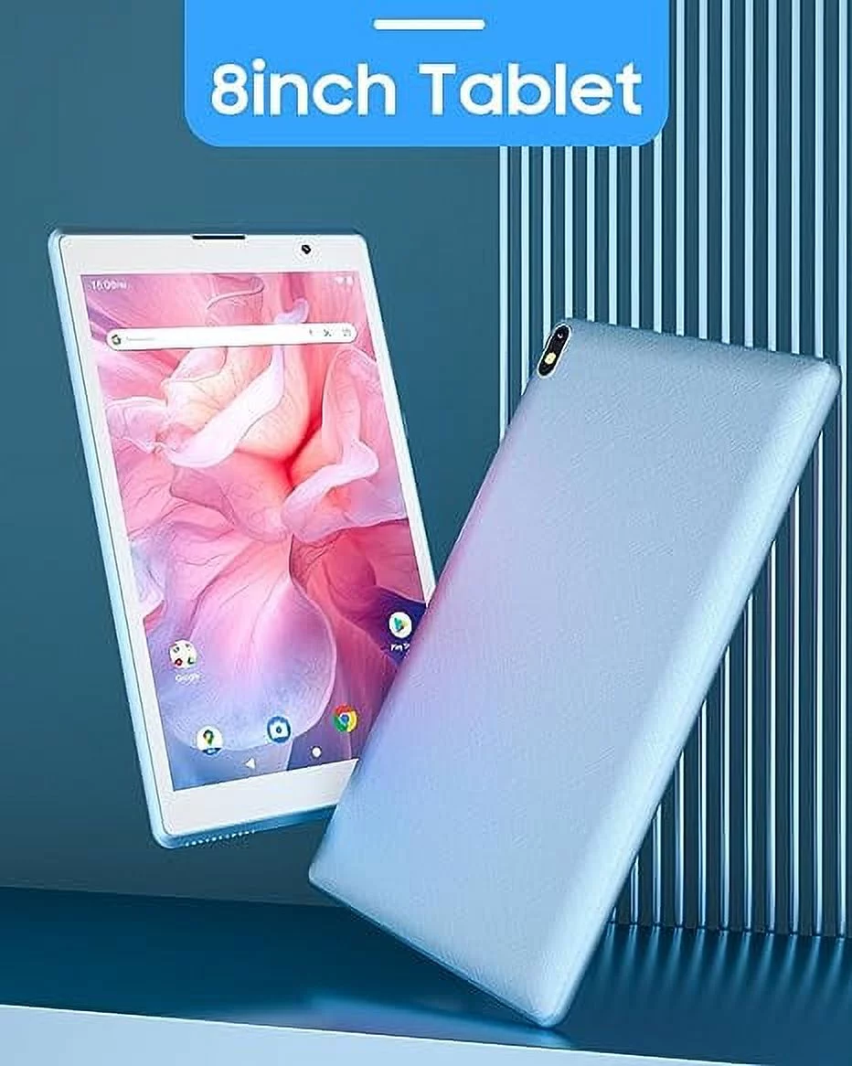 Android Tablet 8 inch, Android 11.0 Tableta 32GB Storage 512GB SD Expansion Tablets PC, Quad-core Processor 1280x800 IPS HD Touchscreen Dual Camera Tablets, Support WiFi, Bluetooth, 4300 mAh Battery.