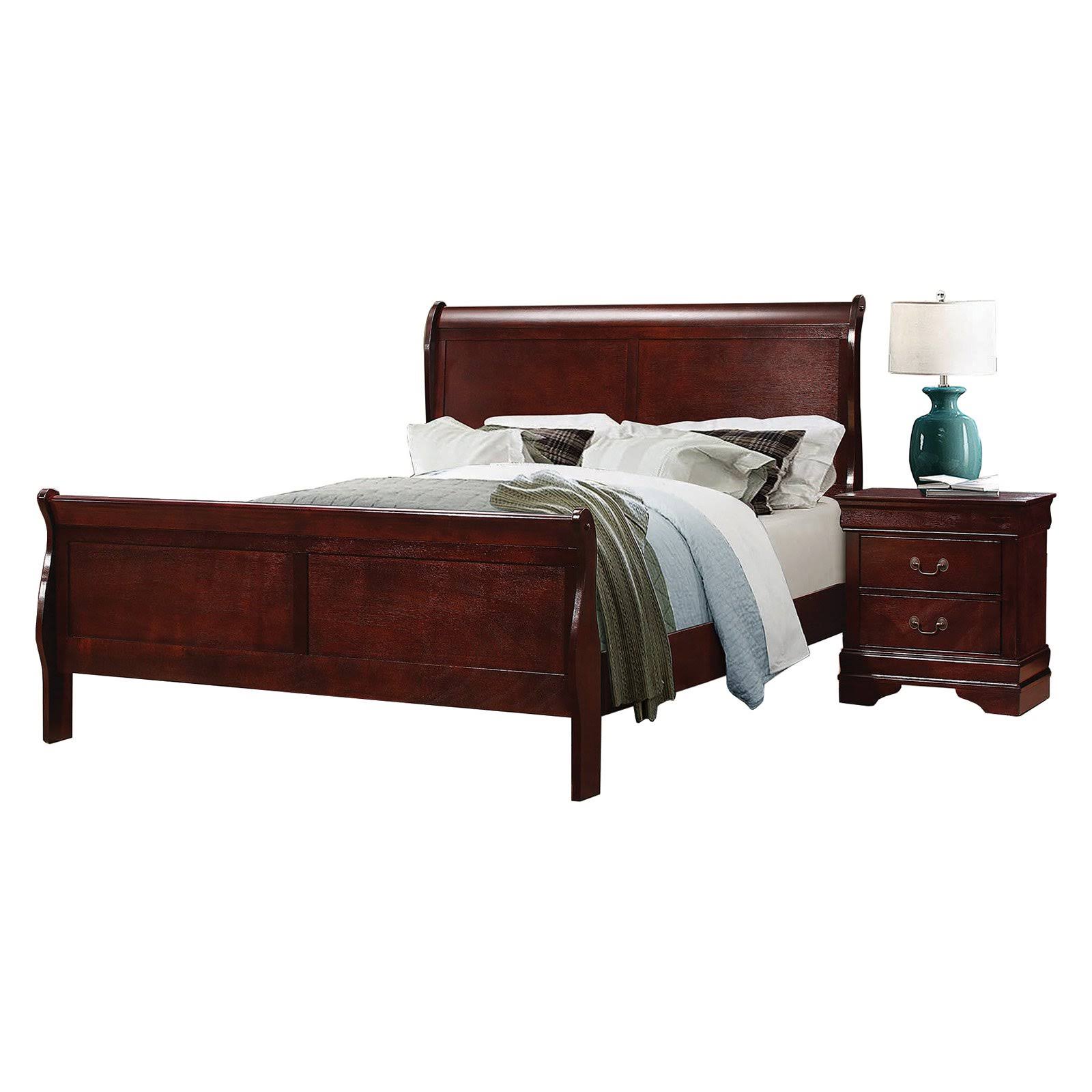 Coaster Furniture Louis Philippe Cherry Full Sleigh Bed