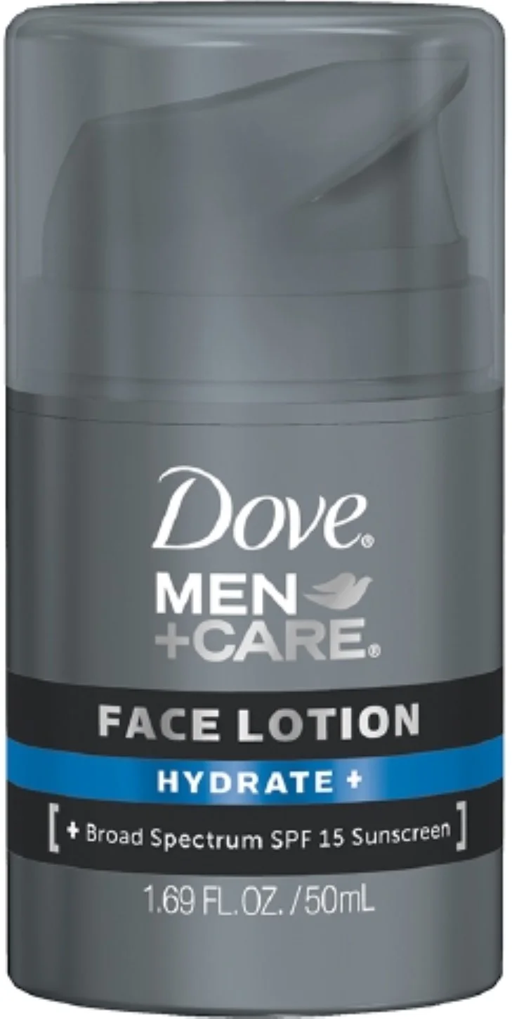 Dove Men+Care Face Lotion, Hydrate 1.69 oz (Pack of 4)