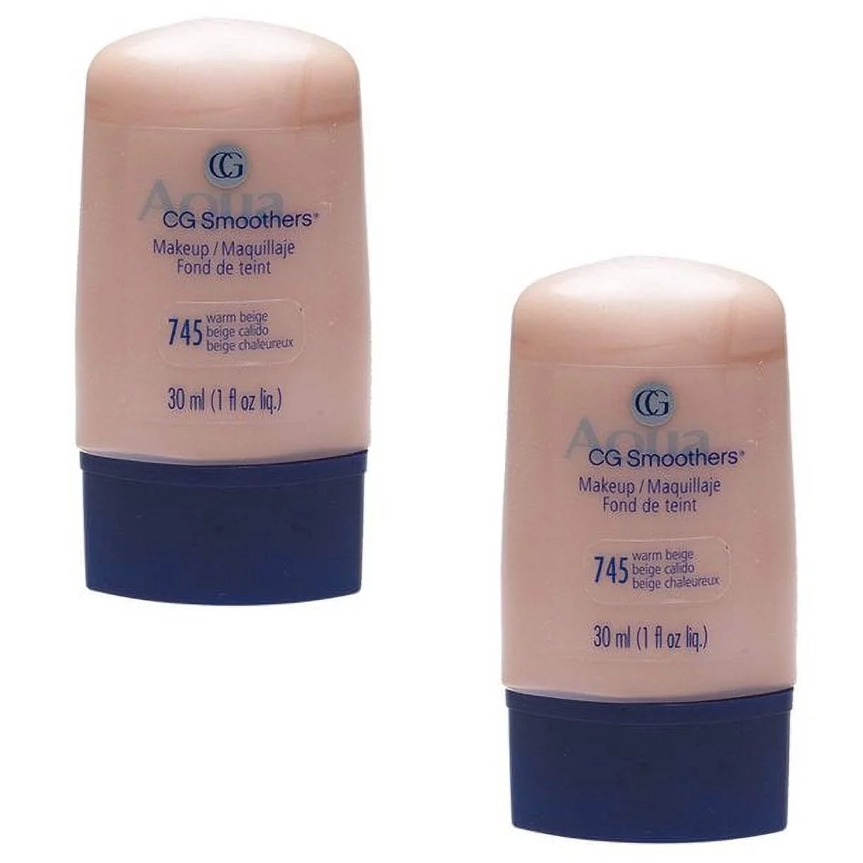 Pack of (2) CoverGirl Smoothers Liquid Make Up, Warm Beige 745, 1-Ounce