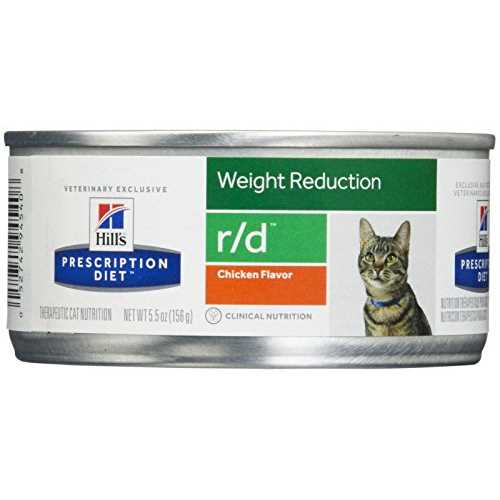 Hill's Prescription Diet r/d Liver & Chicken Canned Cat Food, 5.5-oz - Pet Supplies online store
