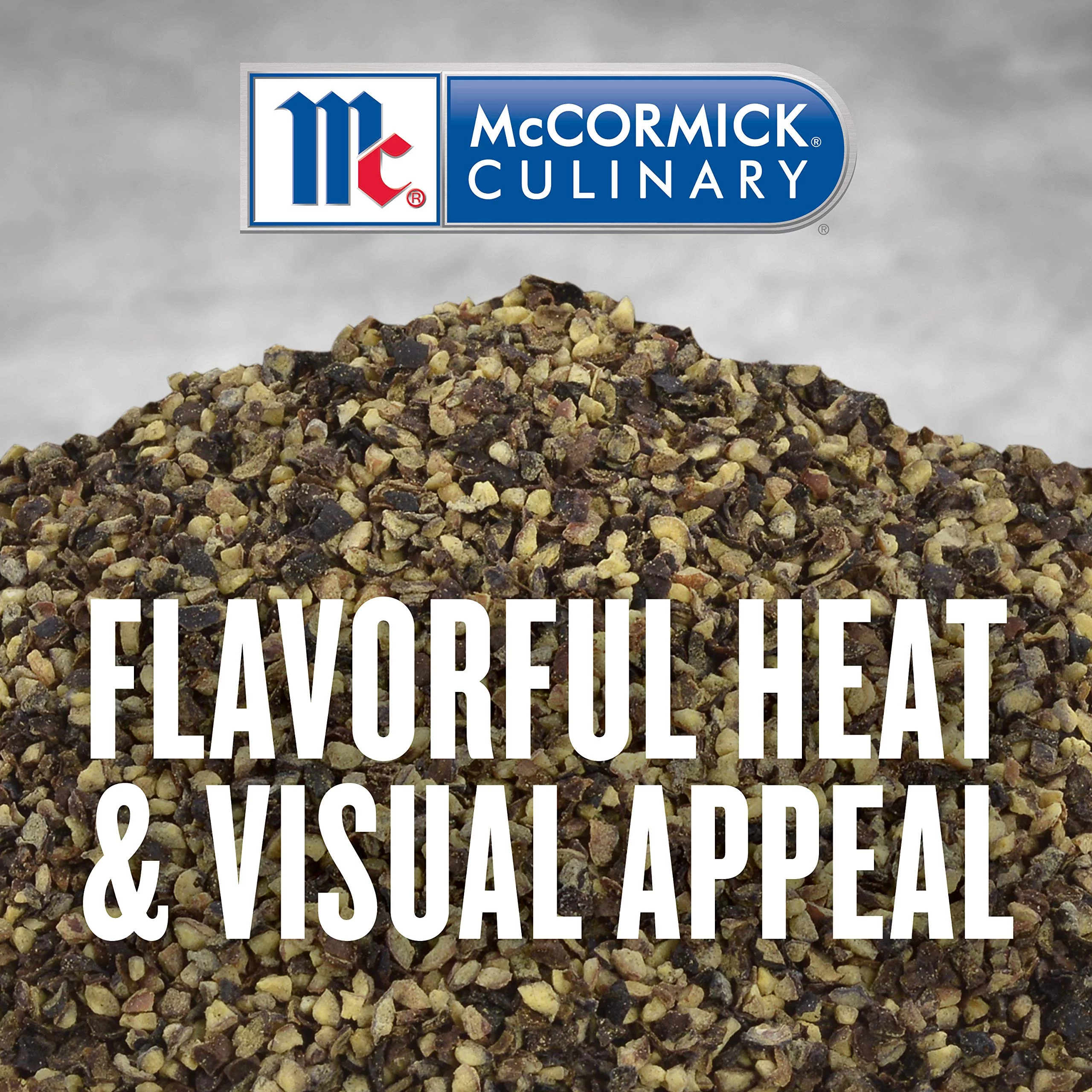 Mccormick Culinary Cracked Black Pepper, 5 Lb - One 5 Pound Container Of Bulk Coarse Black Pepper For Recipe Customization, Perfect On Kabobs, Steak, Marinades, Sauces, Salads And More