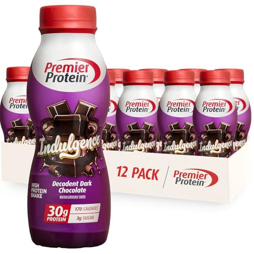 Premier Protein Indulgence Protein Shake, 30g Protein, 3g Sugar, Salted Caramel Truffle, 11.5 fl oz, Pack of 12