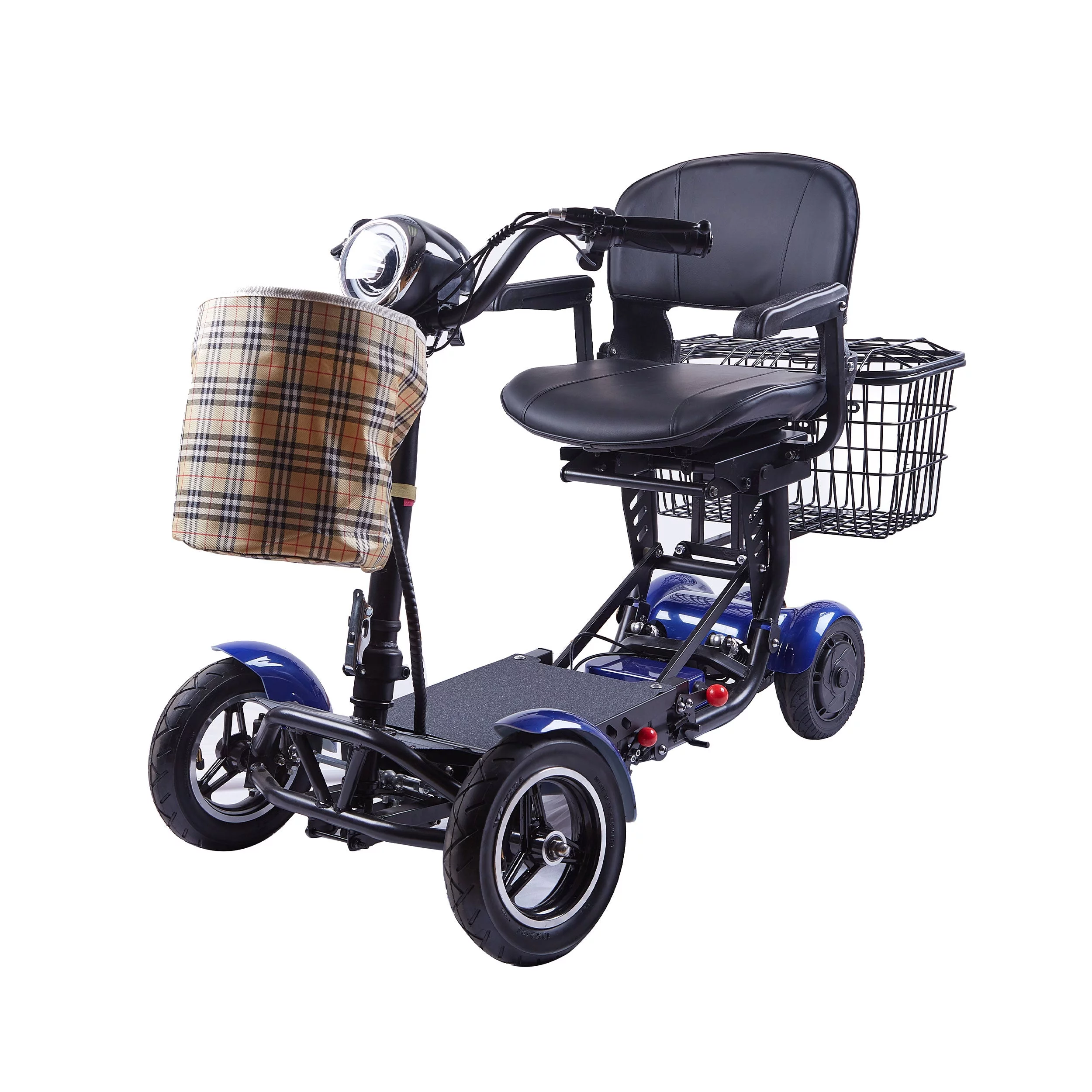 Klano KLX01 All Wheel Drive Foldable Mobility Scooters - Blue