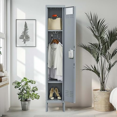 Metal Storage Cabinet with 6 Door, 72