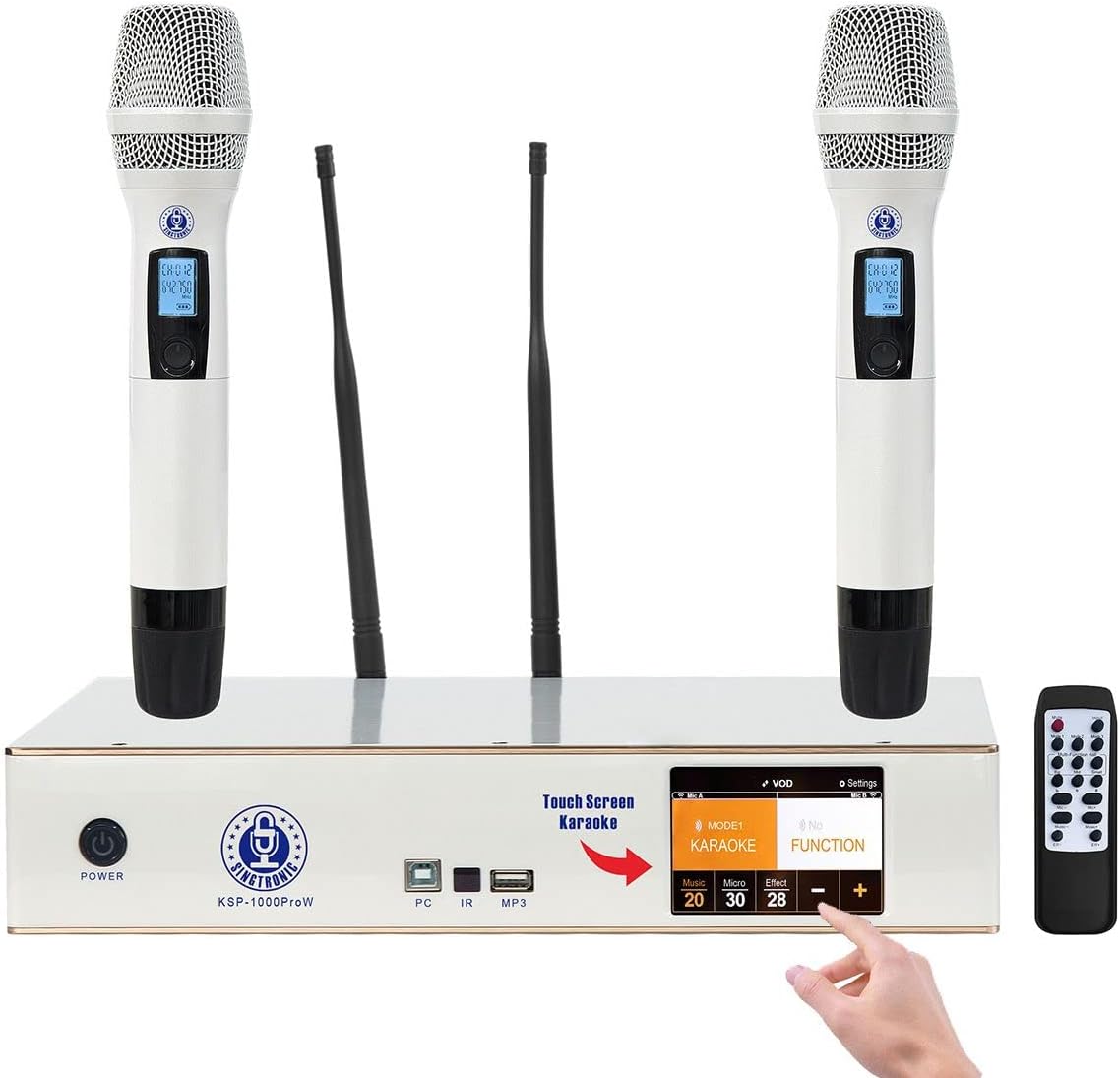 SINGTRONIC KSP-1000ProW Professional 2000W Digital Karaoke Sound Processor