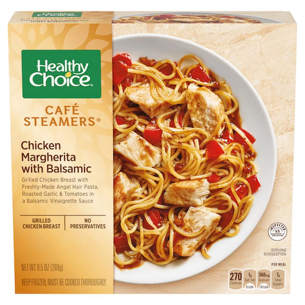 Healthy Choice Cafe Steamers Chicken Margherita with Balsamic, 9.5 Ounce -- 8 per Case. Packaged Meals