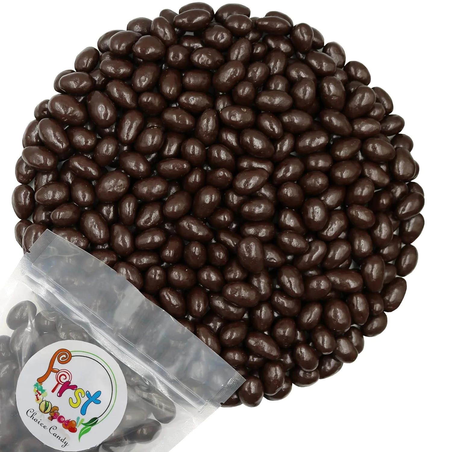 Chocolate Covered Almonds (Dark Chocolate, 1 Pound)