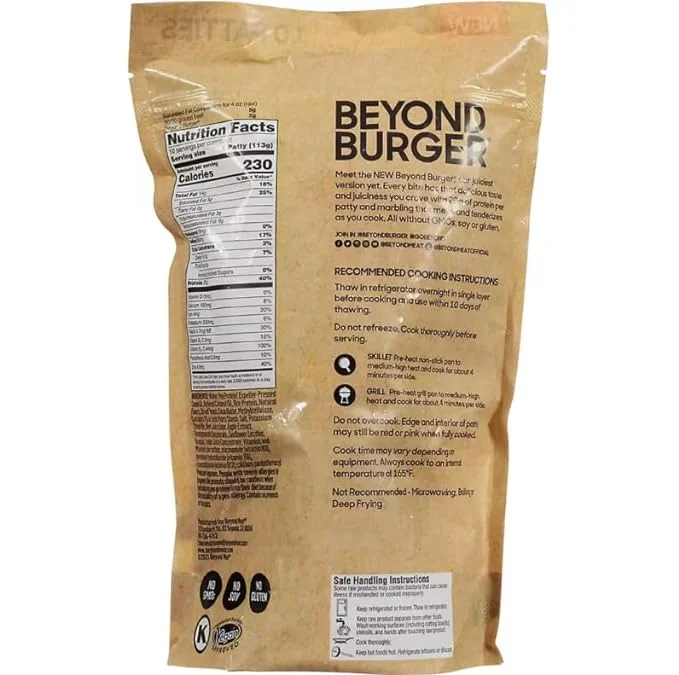 Beyond Meat Plant-Based Burger Patties, 10 ct./ 40 oz - Pack of 2