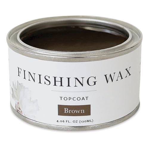 Jolie Finishing Wax - Chalk Finish Paint Wax - Use on wood or matte finish painted interior furniture, cabinets- Odor-Free, Non-Hazardous (500mL, Black)