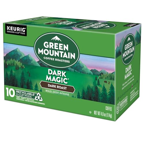 Green Mountain Coffee Roasters Dark Magic Keurig Single-Serve K-Cup Pods, Dark Roast Coffee, 72 Count