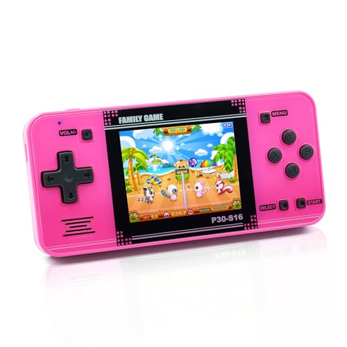 Handheld Game for Kids -Preloaded 220 Retro Video Games, Portable Gaming Player with Rechargeable Battery 3.0
