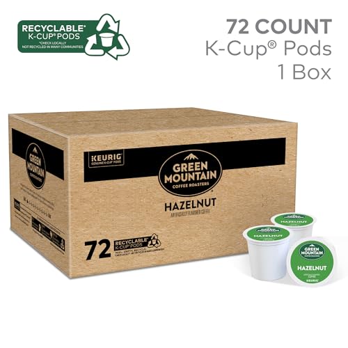 Green Mountain Coffee Roasters Hazelnut Coffee, Keurig Single-Serve K-Cup pods, Light Roast, 96 Count